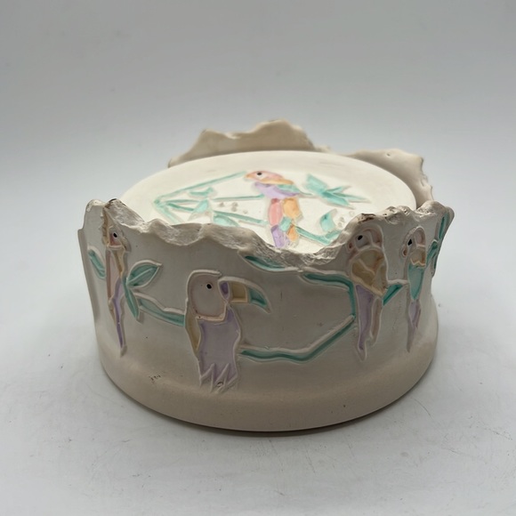 Ceramic Boho Coaster set Tropical - Picture 2 of 4